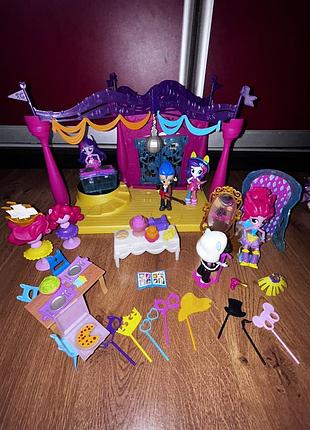Ігровий набір hasbro equestria girls зі сценою та аксесуарами