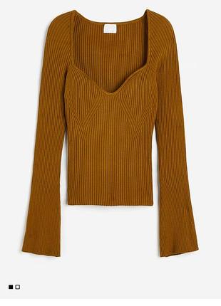 Кофта h&m кофта з вирізом джемпер h&m 9