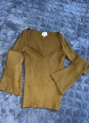 Кофта h&m кофта з вирізом джемпер h&m 2