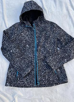 Жіноча куртка софтшел mountain warehouse (l/xl, eu 44) з капюшоном