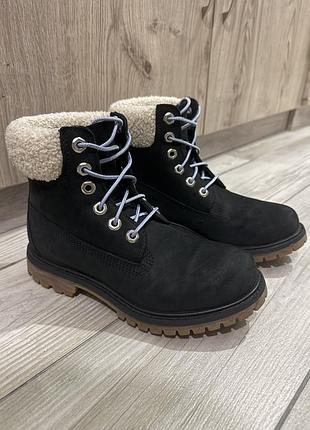 Черевики timberland нубук чорні 36 розмір 23 см