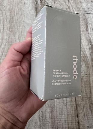 Нова сироватка для обличчя rhode peptide glazing fluid 50 мл 4