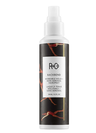 R+co backbend workable hold and non-aerosol hairspray экологичный неаэрозольный лак-спрей для волос, 124 мл