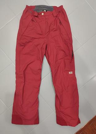 Лижні штани helly hansen червоні розмір m