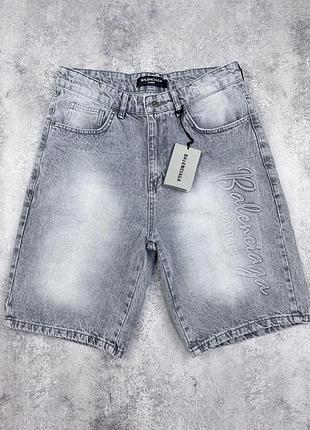 Новые синие джинсовые шорты balenciaga для мужчин, размерная сетка 30-38