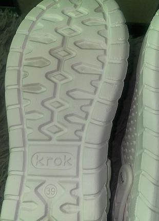 Крокси crocs білі 39 р нові 6