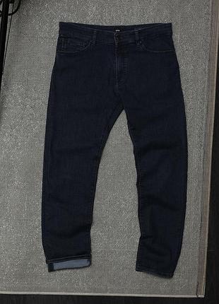 ⚫️ hugo boss оригінал❗️чоловічі джинси 33/30 regular fit / темно-сині / джинси хьюго босс