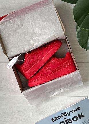 Nike air force 1 low "independence day" red 4