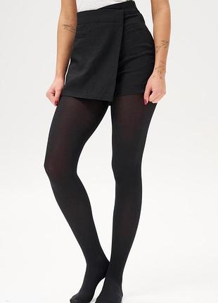 Жіночі теплі чорні колготки з мікрофібри velvet lady sabina 100 ден