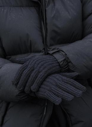 Чоловічі теплі сенсорні перчатки without adams black