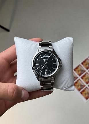 Годинник casio mtp-1183 silver/black