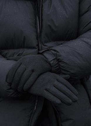 Мужские трикотажные сенсорные перчатки without trick black