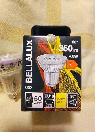 Лампочки bellalux par16 led gu10 4.3w 350lm (3 шт)