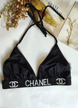 Верх купальник топ трикутники chanel m 38 40 75b 75c 80a 80b