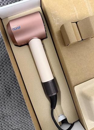Фен dyson supersonic hd16 natural straight + wave ceramic pink/rose