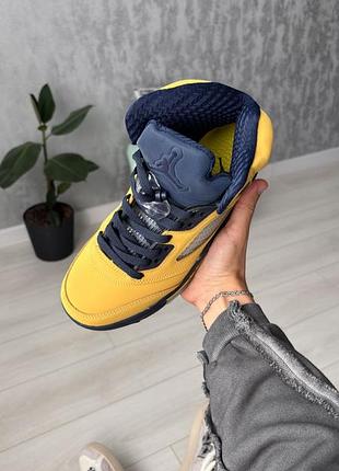 Nike air jordan 5 retro yellow