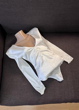 Молочний боді, сатіновий боді  zara