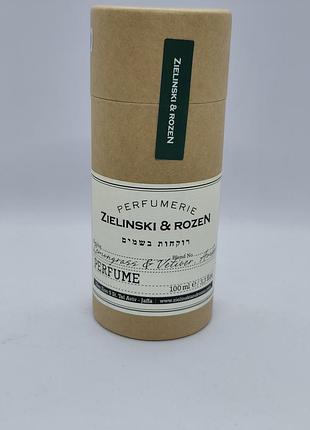 Парфуми zielinski & rozen lemongrass & vetiver, amber унісекс 100 мл