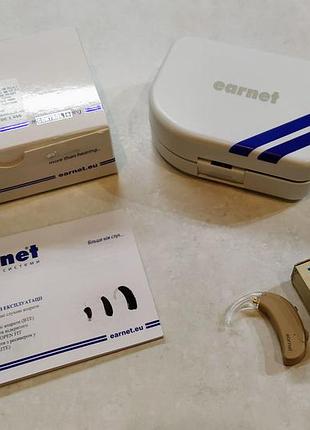 Слуховий апарат earnet d 132 завушний бежевий