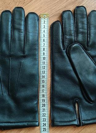 Xl / leather gloves / dent's / england / vintage / вінтажні шкіряні рукавички чоловічі чорного кольору / кожаные перчатки prada / шерсть