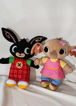 Слоненок сулуинтерактивные мягкие игрушки кролик бинг и слоненок сула fisher-price (оригинал)