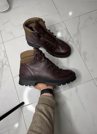 Кожаные трекинговые ботинки scarpa | vibram | оригинал | размер 43