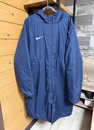 Парка чоловіча nike довга синя