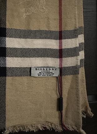 Шарф burberry london кашеміровий у клітинку