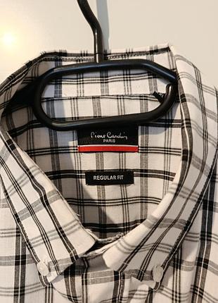 Чоловіча сорочка pierre cardin у клітинку regular fit