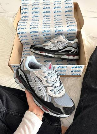 Кросівки asics gel-nyc gravel black gore-tex хутро 💧 вологозахист та хутро ❄️ арт 5098