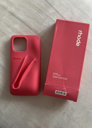 Чохол rhode для iphone 15 pro max рожевий