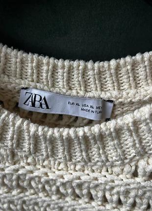 Кофточка вьязана zara 4