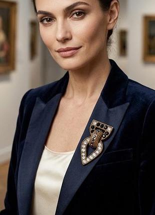 Брошка дизайнерська, claire deve. рагіѕ,вінтаж. стан гарний вінтажний. дорогий бренд.