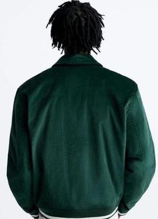 Вельветова куртка бомбер  zara 5