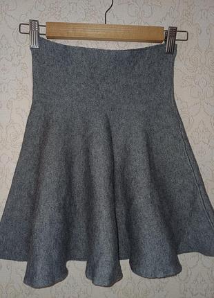 Мини юбка тепла zara xxs-xs 4