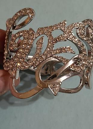 Браслет -манжета guess метал стрази