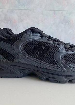 New balance 530 мужские спортивные кроссовки осень черно серые оригинал 43 размер