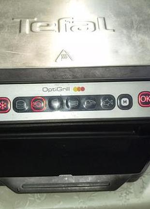 Електрогриль tefal optigrill gc702 (705) d16 контактний