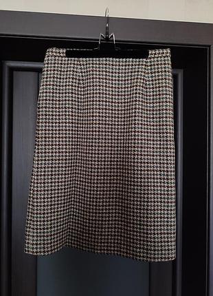 Теплая актуальная юбка винтаж
