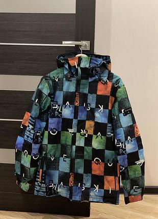 Лижна куртка quiksilver різнокольорова розмір m-l