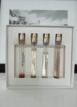 Набір парфумів reserved 11,5 ml*3 shell, almond pear, madagascar vanilla