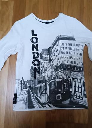 Реглан білий з принтом london