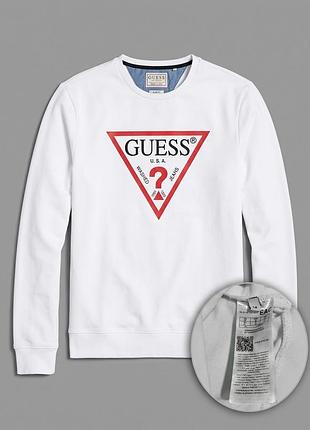 Світшот чоловічий guess білий slim fit розмір m
