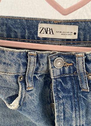 Джинси жіночі zara сині eur 34