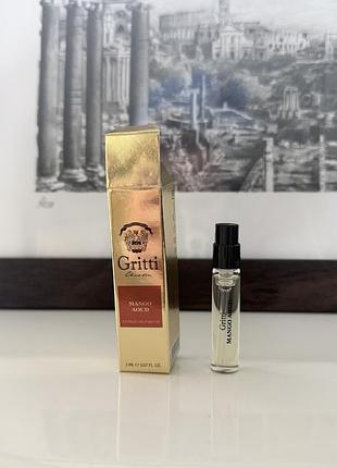 Gritti, mango oud edp 2 ml пробник оригинал