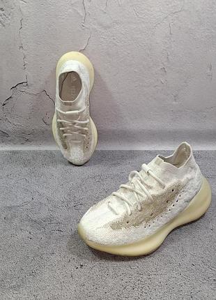 Кроссовки adidas yeezy boost 380 calcite glow спортивные женские alien blue 700 350 v2