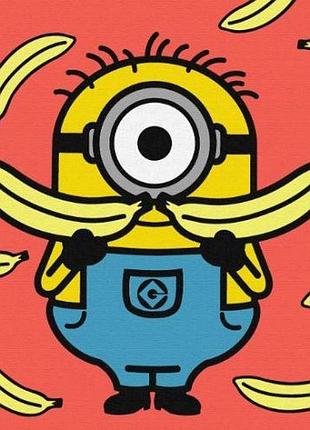 Картина по номерах для дітей un "minions: агент банана" 25х25см