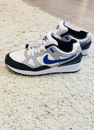 Кросівки nike air span ii біло-сіро-сині