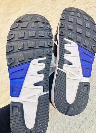 Кросівки nike air span ii біло-сіро-сині 5