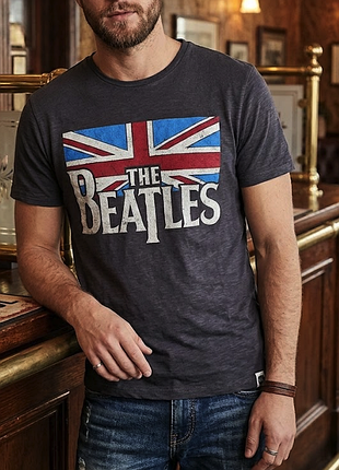 Рок футболка мерч the beatles